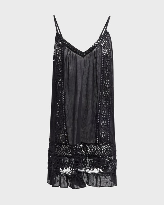 Laylah Crochet Mini Dress